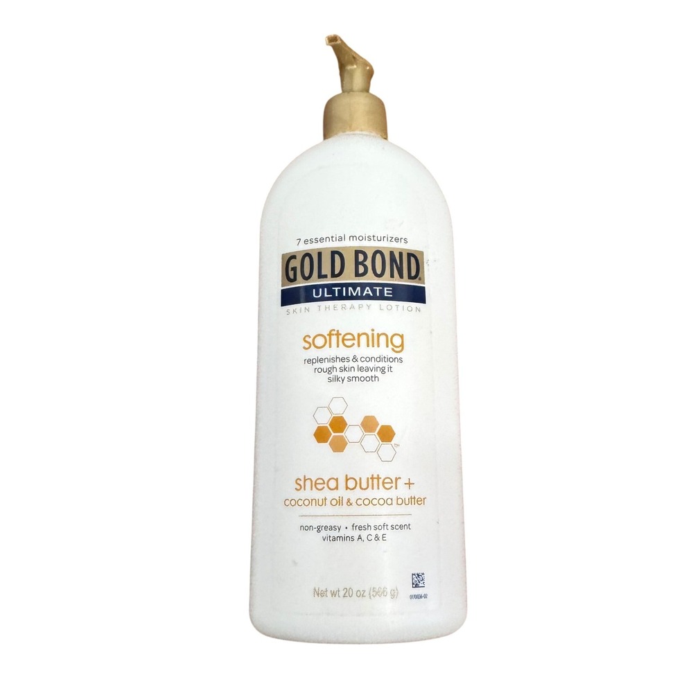 Gold Bond Ultimate Softening Lotion New 20oz Shea Coconut Cocoa Butter